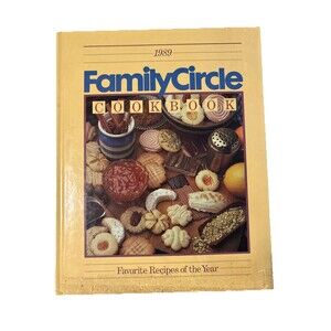 Vintage 1989 Family Circle Cookbook Favorite Recipes of the Year  Hardcover